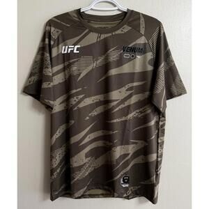 UFC Venum Performance Short Sleeve Adrenaline T-Shirt Dry Tech Dessert Camo Med